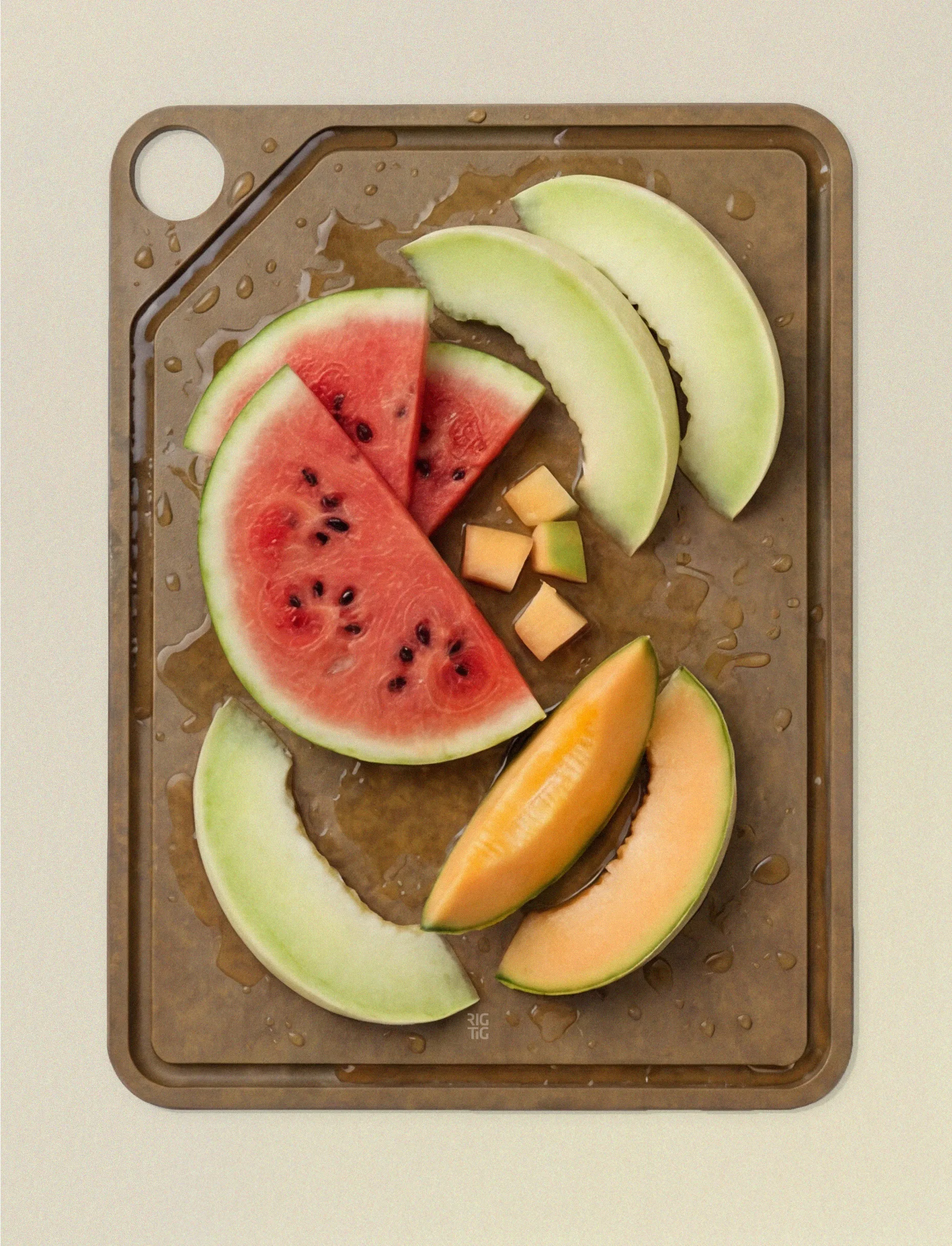 CUT-IT 도마, Brown, 29.8x39.8 cm RIG-TIG | 릭틱