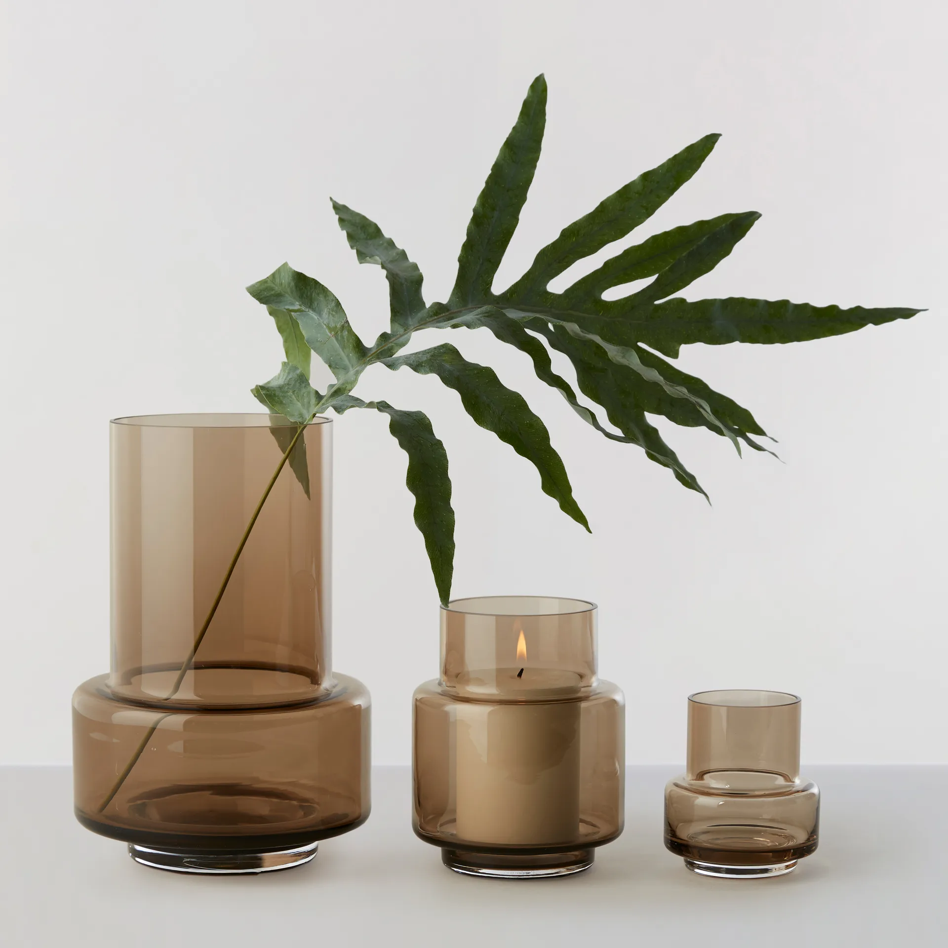 허리케인 티 라이트 no. 25, sepia brown Ro Collection | 로 콜렉션