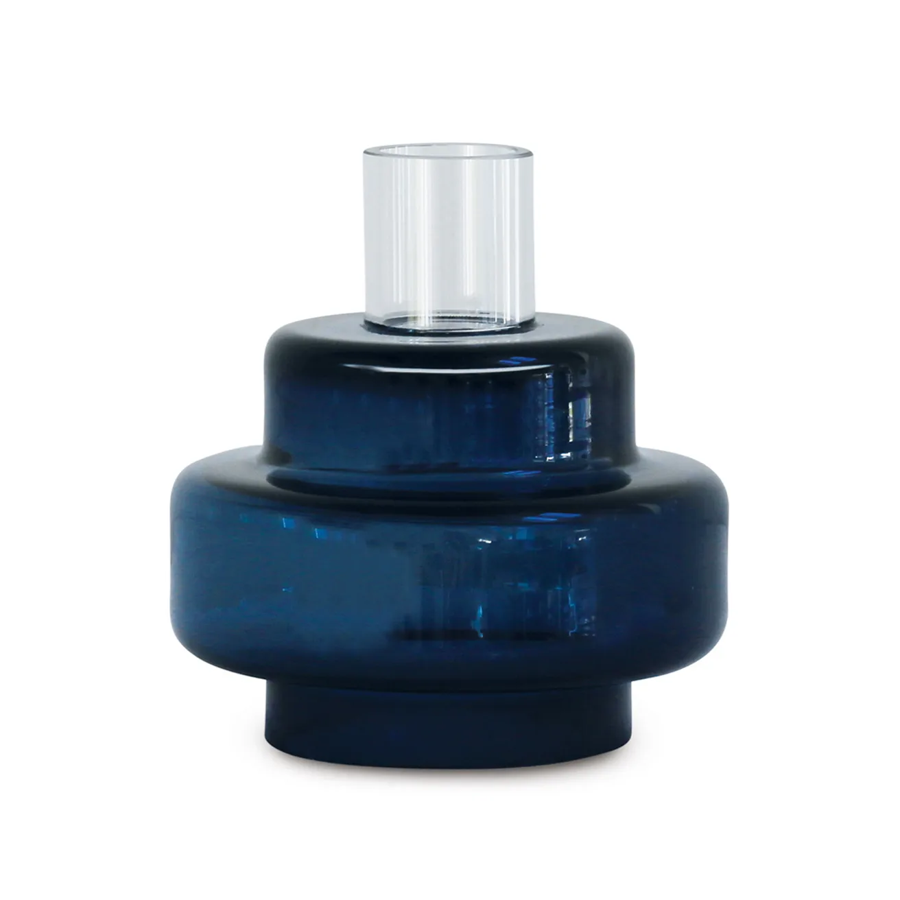 유리 캔들스틱 no. 54, indigo blue Ro Collection | 로 콜렉션