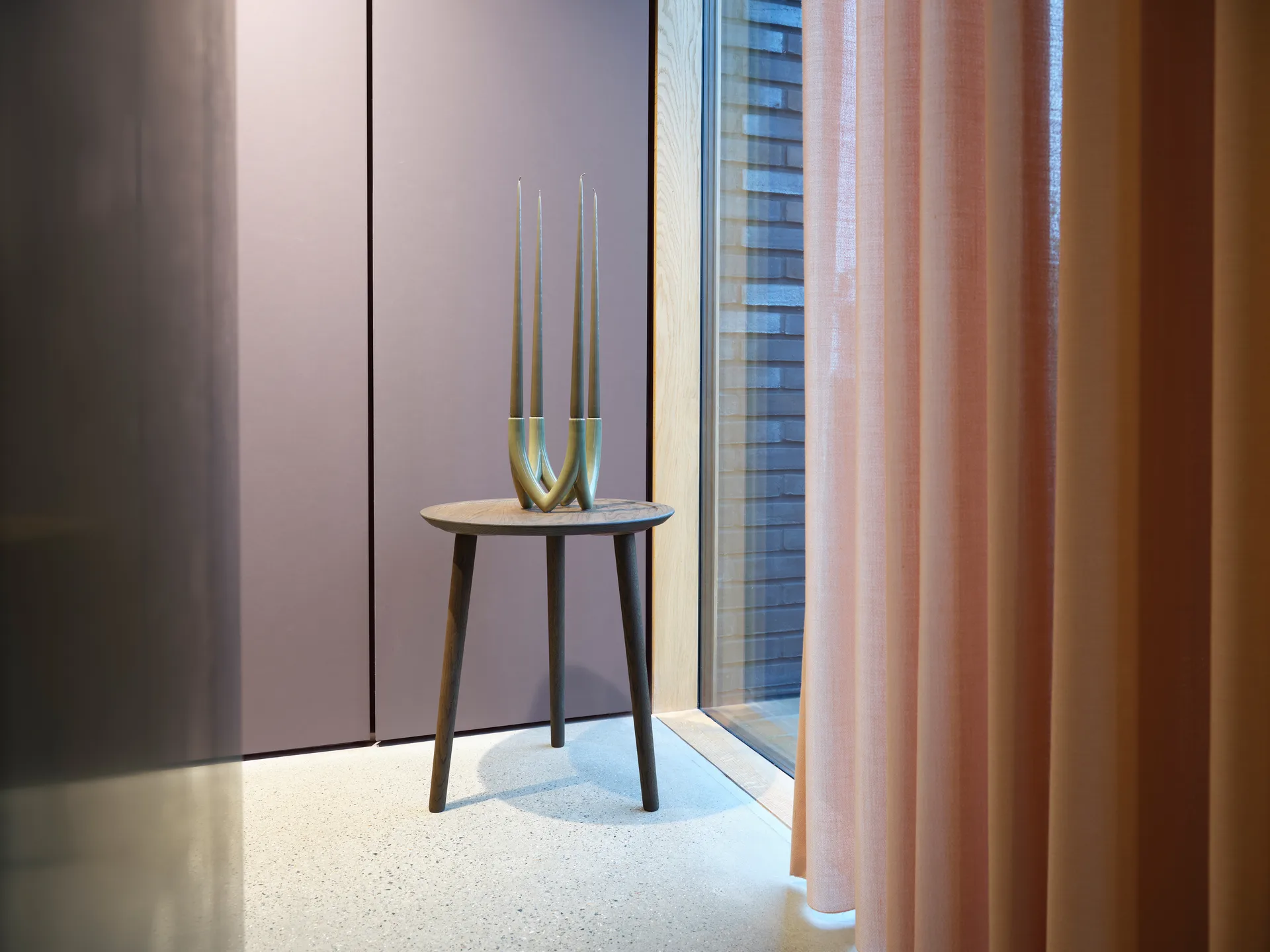 샹들리에 캔들스틱 no. 56, Olive green Ro Collection | 로 콜렉션