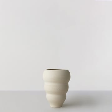 핸드 턴드 화병 no. 60 커브드 - Vanilla - Ro Collection | 로 콜렉션