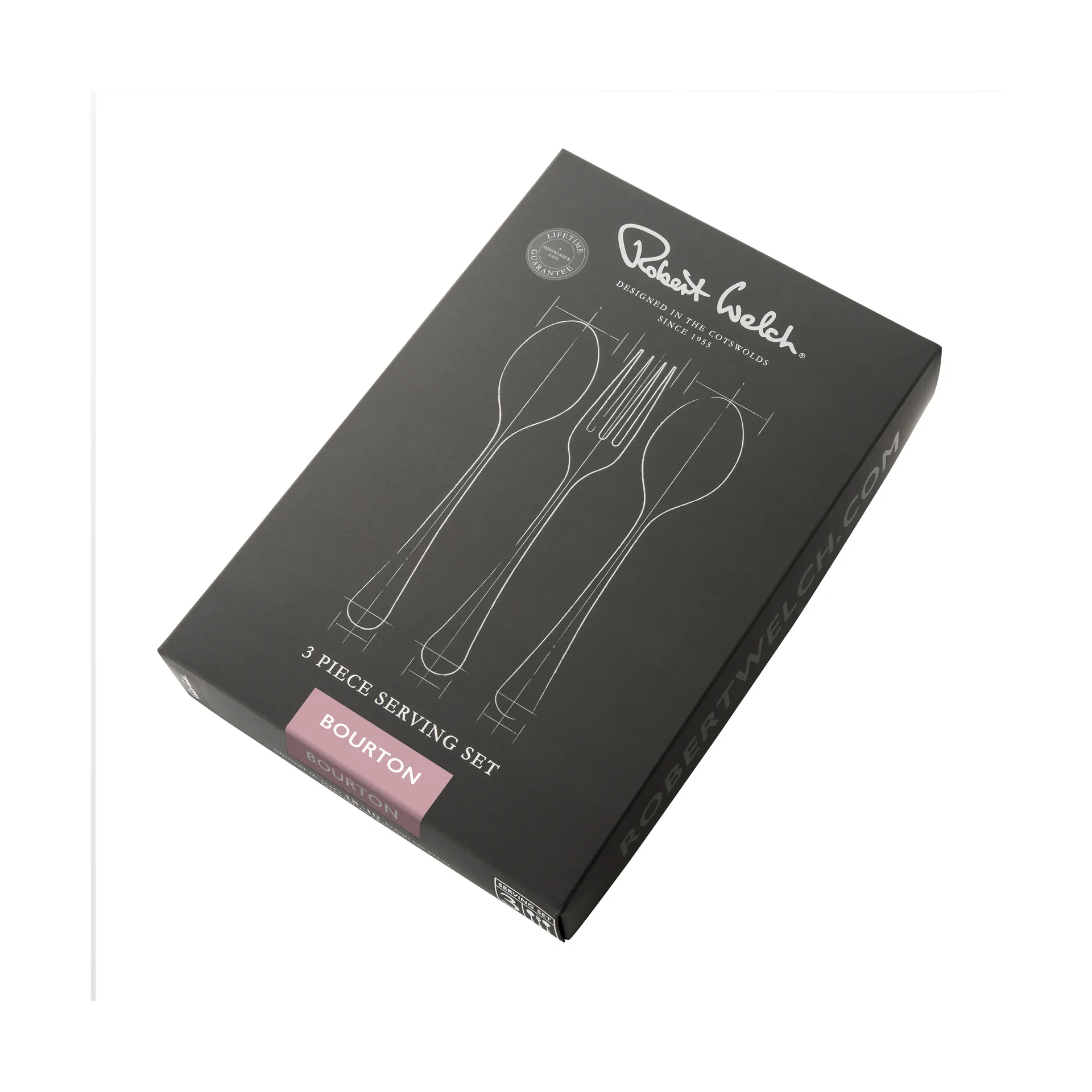 부르톤 브라이트 서빙 커트러리 3개 세트, Stainless steel Robert Welch | 로버트웰치