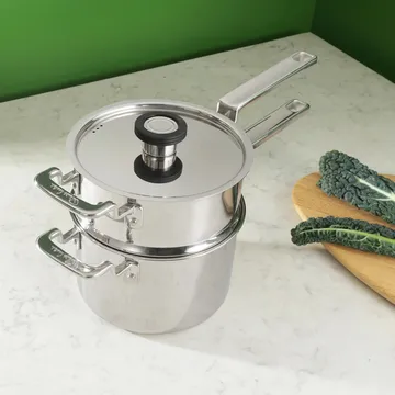 316 시리즈 스티머 인서트 세트 - Stainless steel, 2 pieces - Robert Welch | 로버트웰치