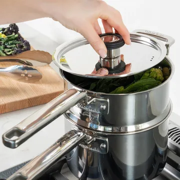 316 시리즈 스티머 인서트 세트 - Stainless steel, 2 pieces - Robert Welch | 로버트웰치