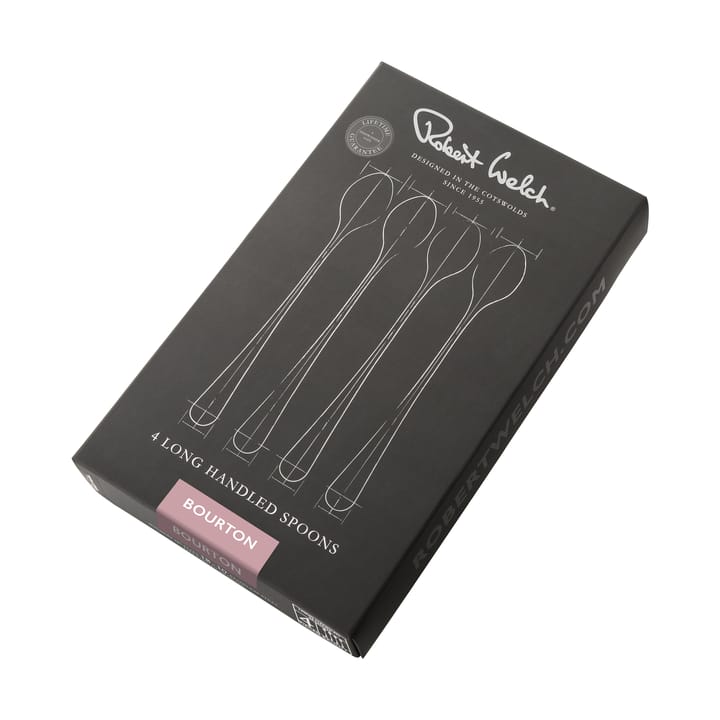 부르톤 브라이트 라떼 스푼 4개 세트, Stainless steel Robert Welch | 로버트웰치