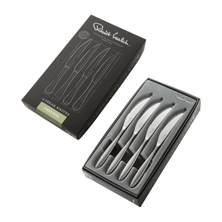 Hidcote 브라이트 그릴 나이프 4개 세트, Stainless steel Robert Welch | 로버트웰치