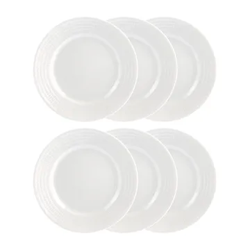 스웨디시 그레이스 사이드 접시 17 cm, 6팩 snow (white) - Rörstrand