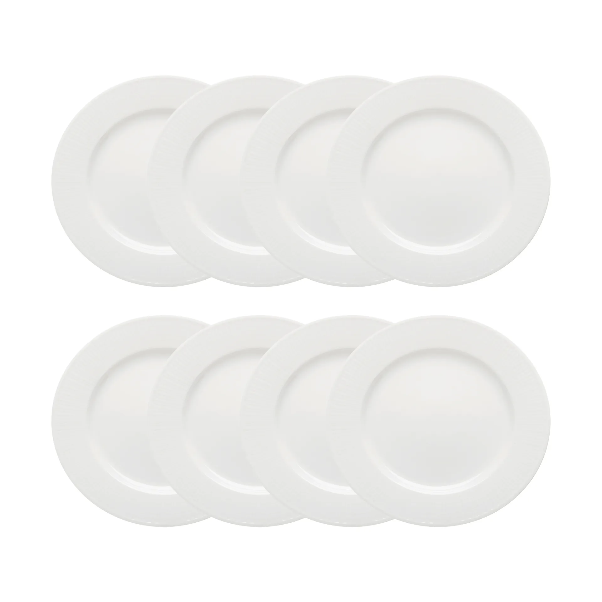 스웨디시 그레이스 사이드 플레이트 Ø17 cm 8개 세트 - Snow (White),  Rörstrand