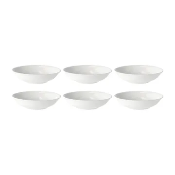스웨디시 그레이스 딥플레이트 19 cm, 6팩 snow (white) - Rörstrand