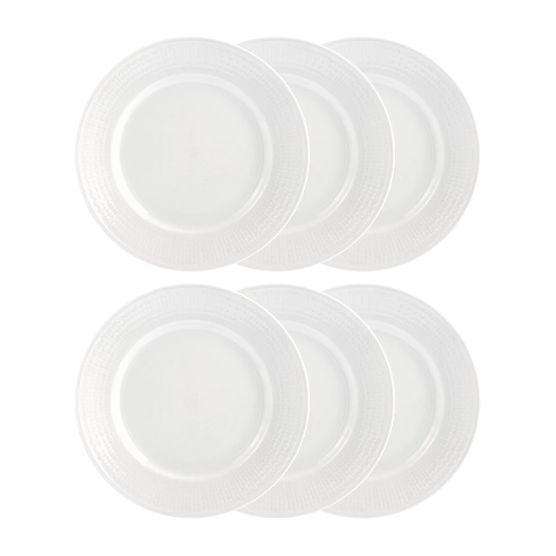 스웨디시 그레이스 접시 21 cm, 6팩 snow (white),  Rörstrand