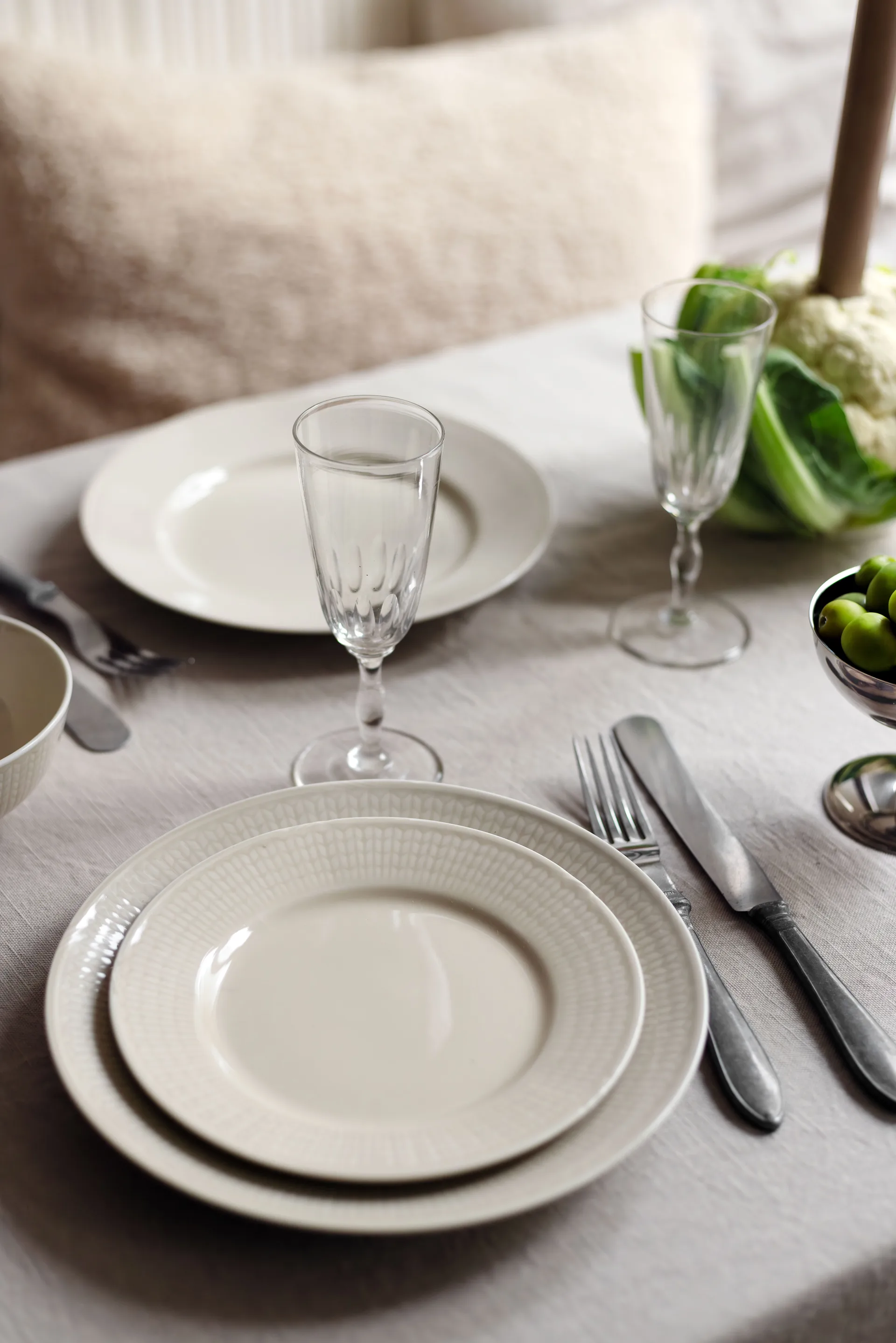 스웨디시 그레이스 접시 Ø21 cm, Oat Rörstrand | 로스트란드