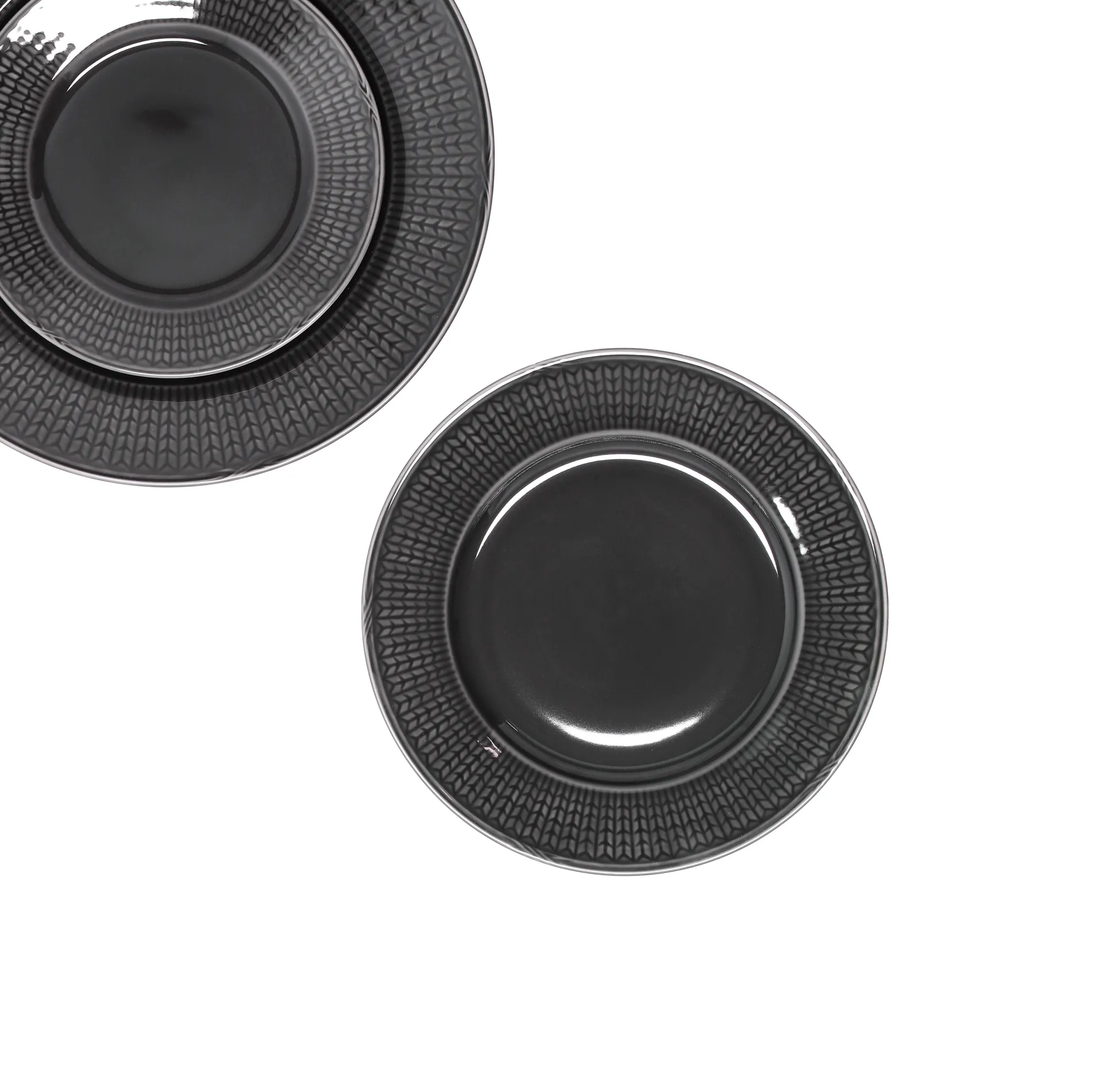 스웨디시 그레이스 접시 Ø21 cm, stone (dark grey) Rörstrand | 로스트란드