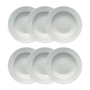스웨디시 그레이스 딥플레이트 25 cm 6팩 Mist(grey) - Rörstrand