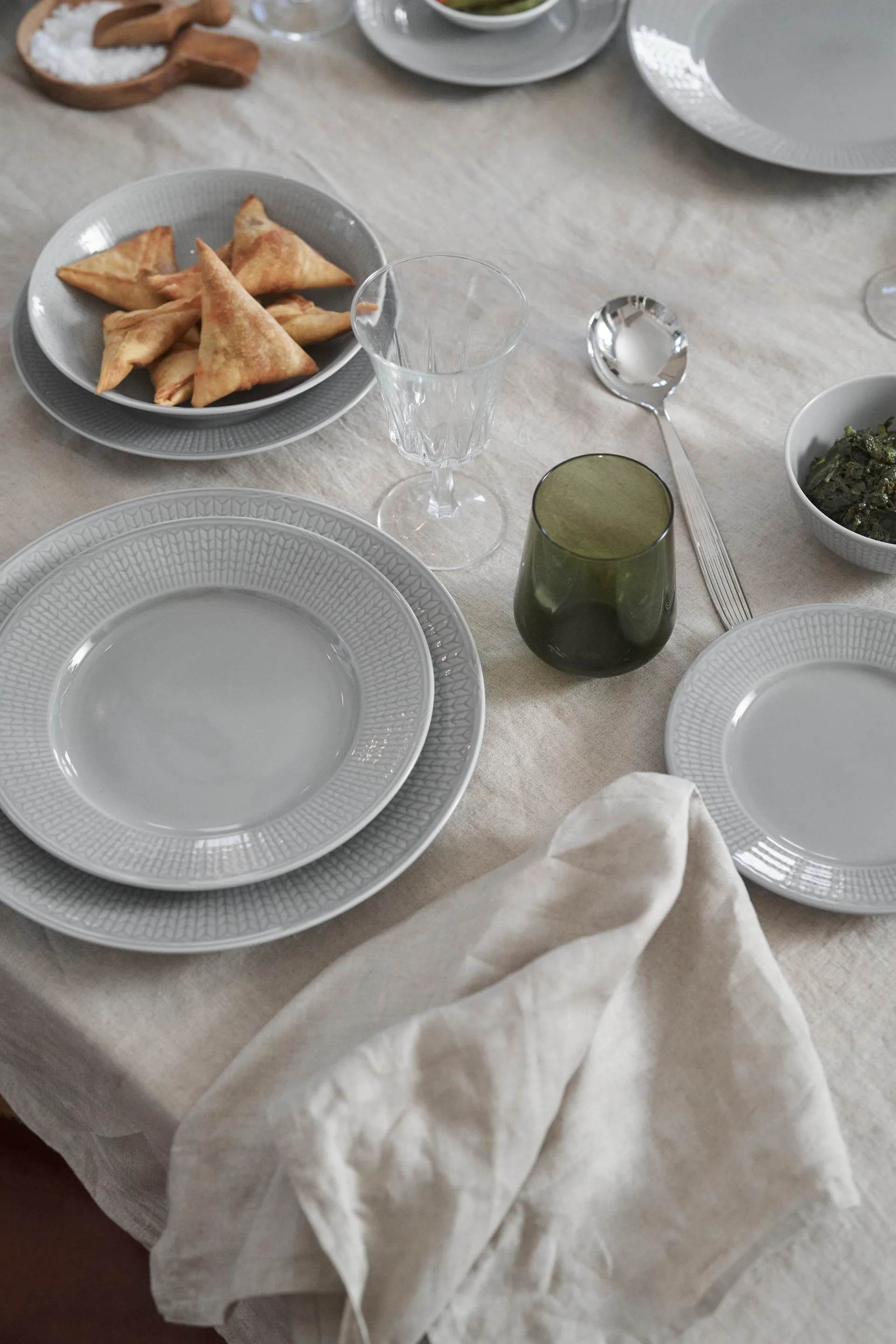 스웨디시 그레이스 딥플레이트 25 cm 6팩 Mist(grey),  Rörstrand