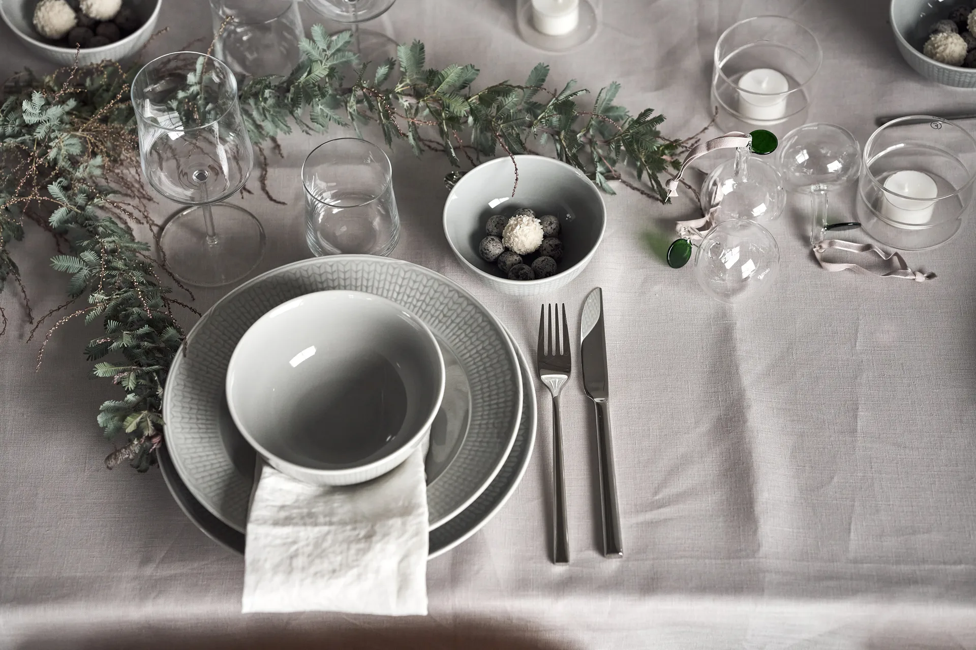 스웨디시 그레이스 딥플레이트 25 cm 6팩 Mist(grey),  Rörstrand