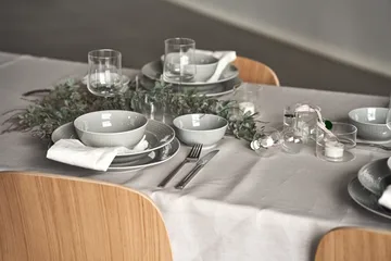스웨디시 그레이스 딥플레이트 25 cm 6팩 Mist(grey) - Rörstrand