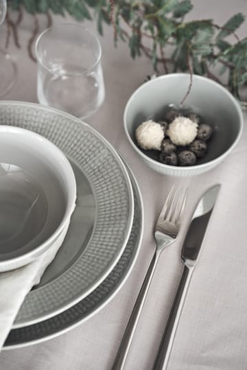 스웨디시 그레이스 딥플레이트 Ø25 cm - Mist (grey) - Rörstrand | 로스트란드
