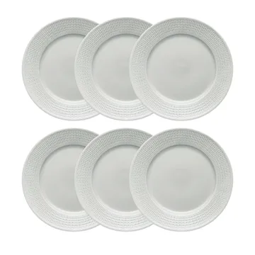 스웨디시 그레이스 접시 27 cm 6팩 Mist (grey) - Rörstrand
