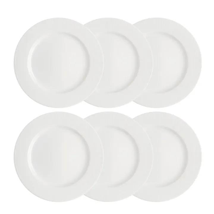 스웨디시 그레이스 접시 27 cm 6팩 snow (white) - Rörstrand