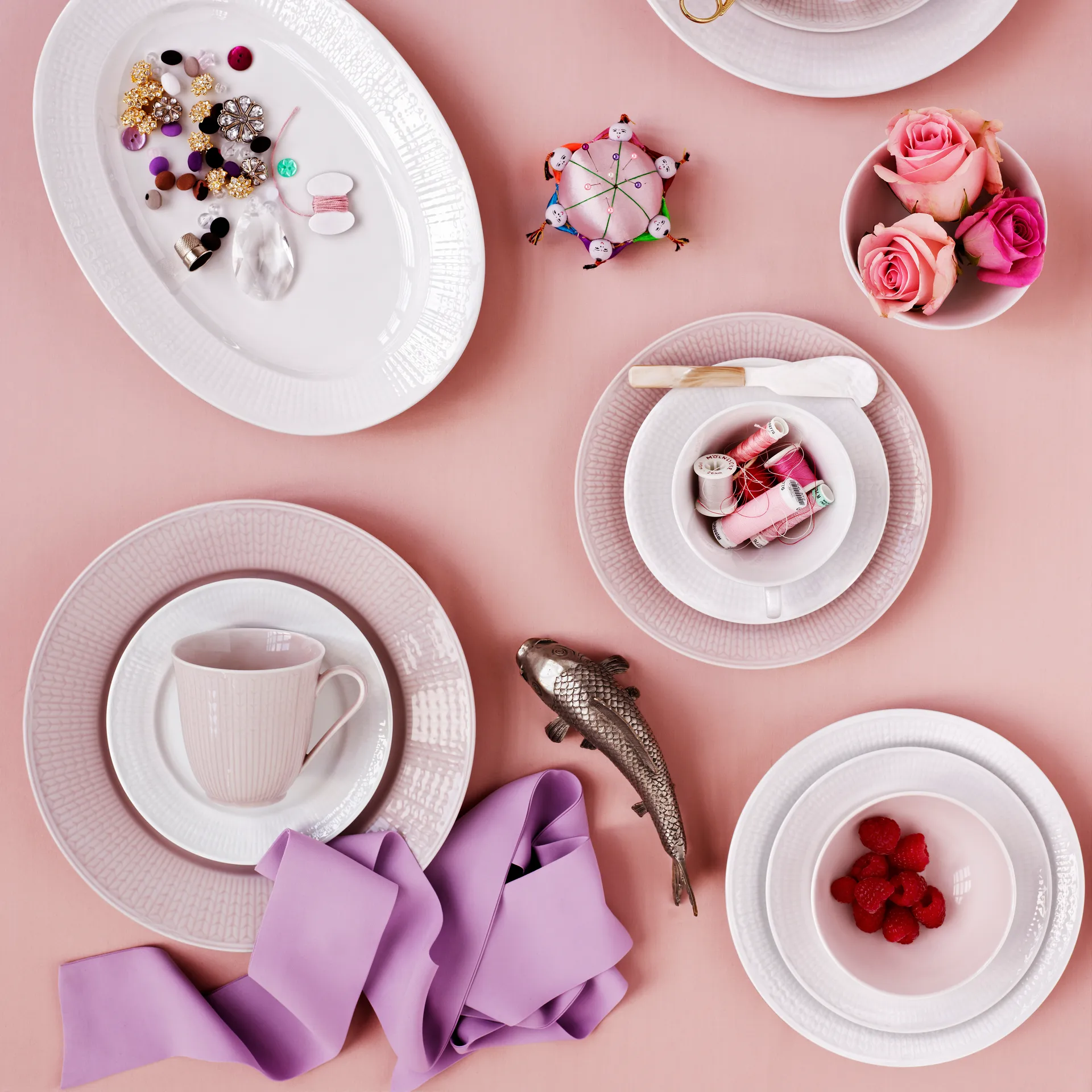 스웨디시 그레이스 접시 Ø27 cm, ice (light blue) Rörstrand | 로스트란드