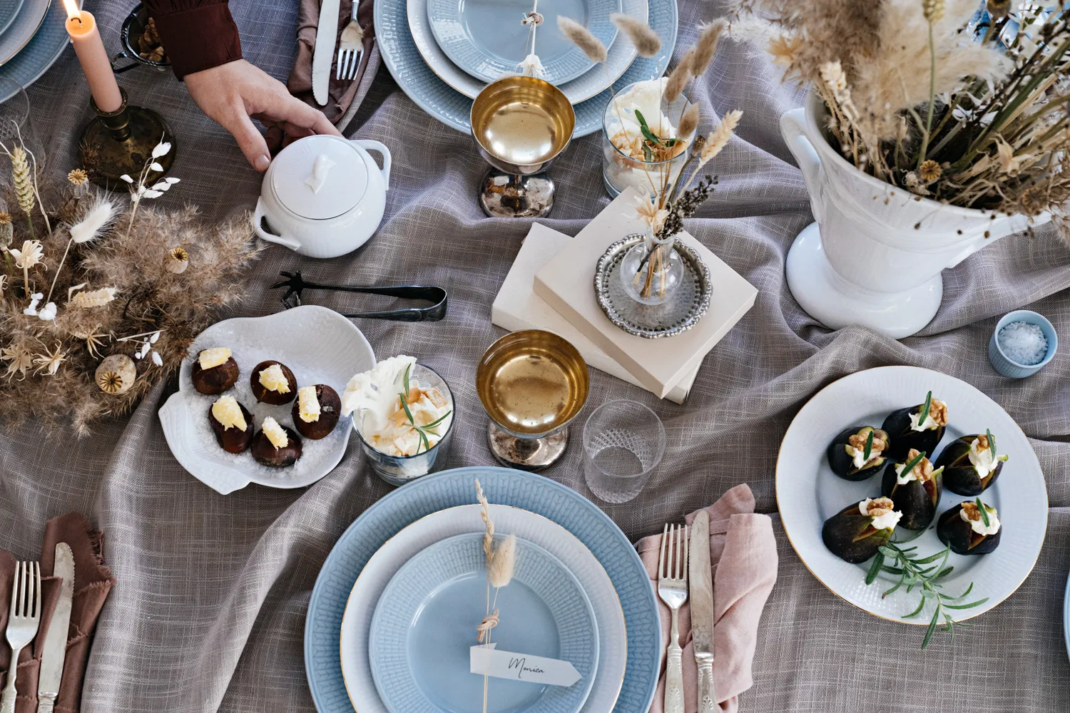 스웨디시 그레이스 접시 Ø27 cm, ice (light blue) Rörstrand | 로스트란드