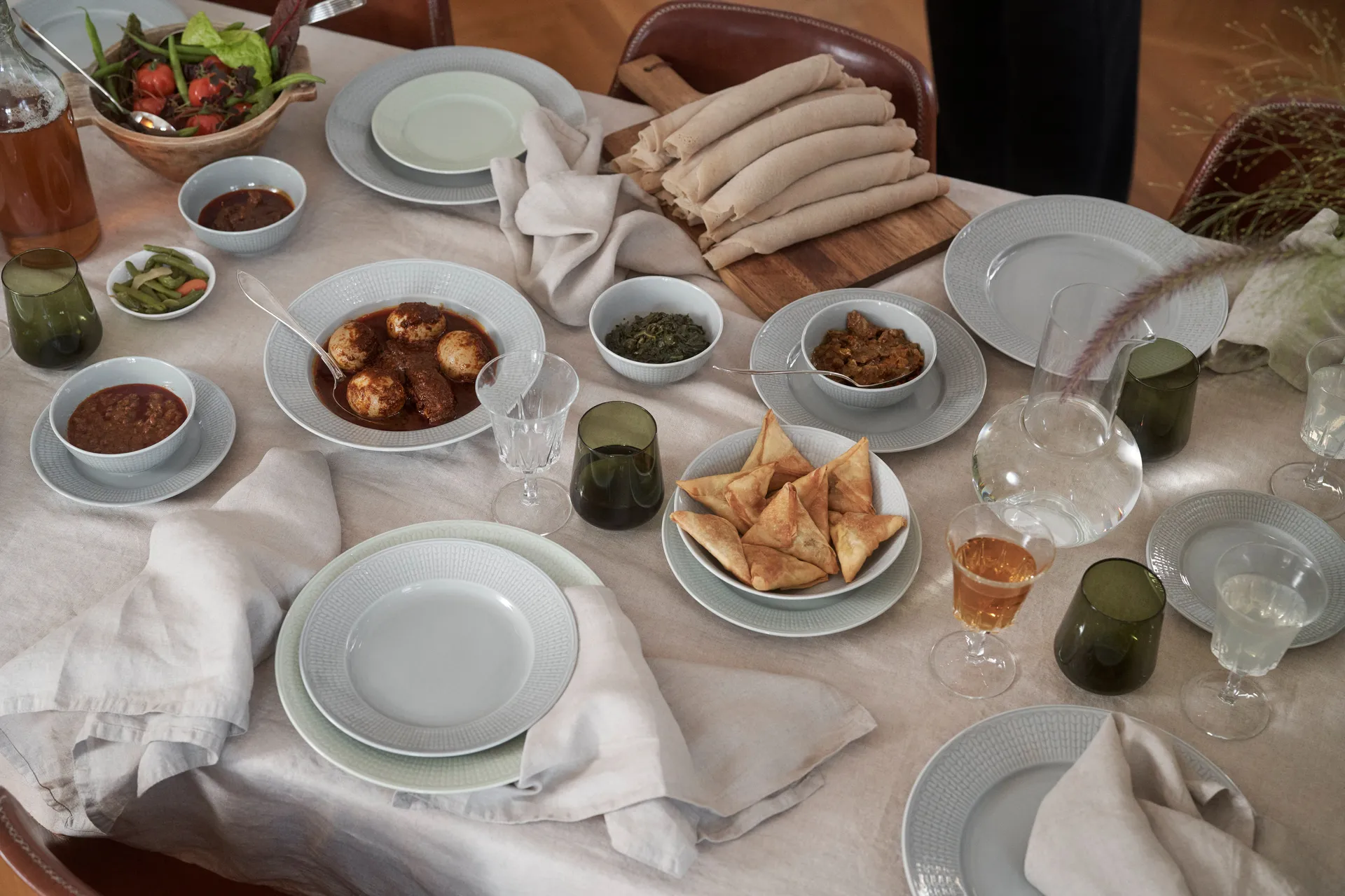 스웨디시 그레이스 접시 Ø27 cm, Mist (grey) Rörstrand | 로스트란드