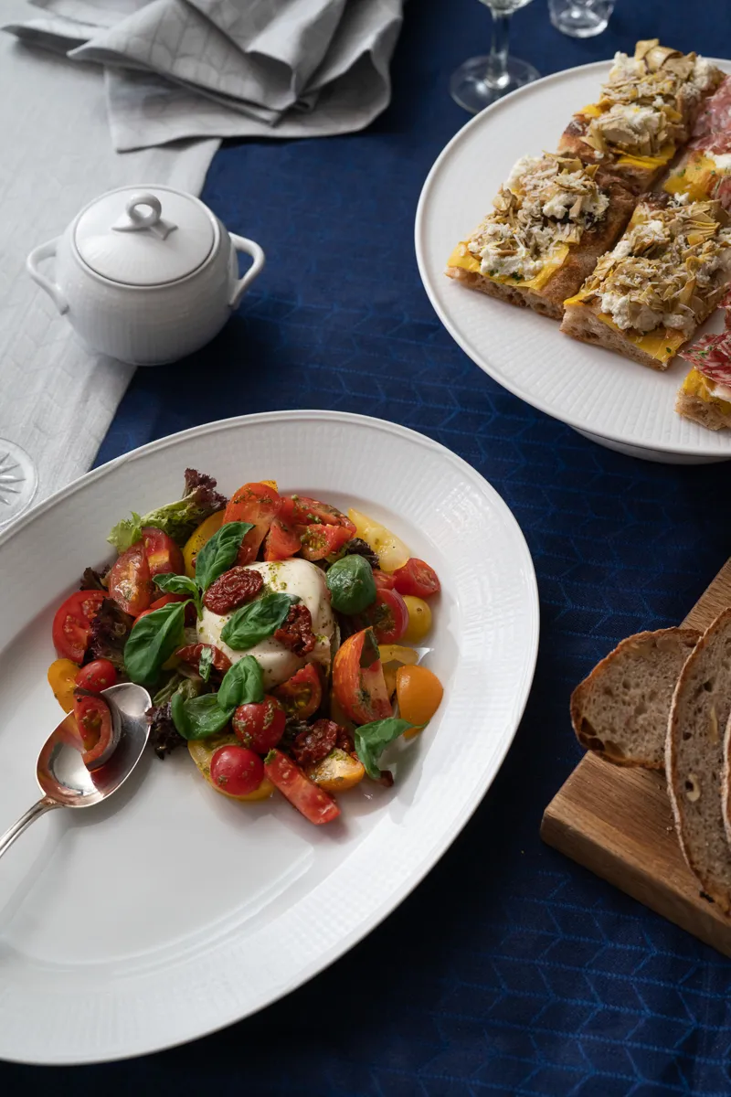 스웨디시 그레이스 오벌 소서 29x40 cm, snow (white) Rörstrand | 로스트란드