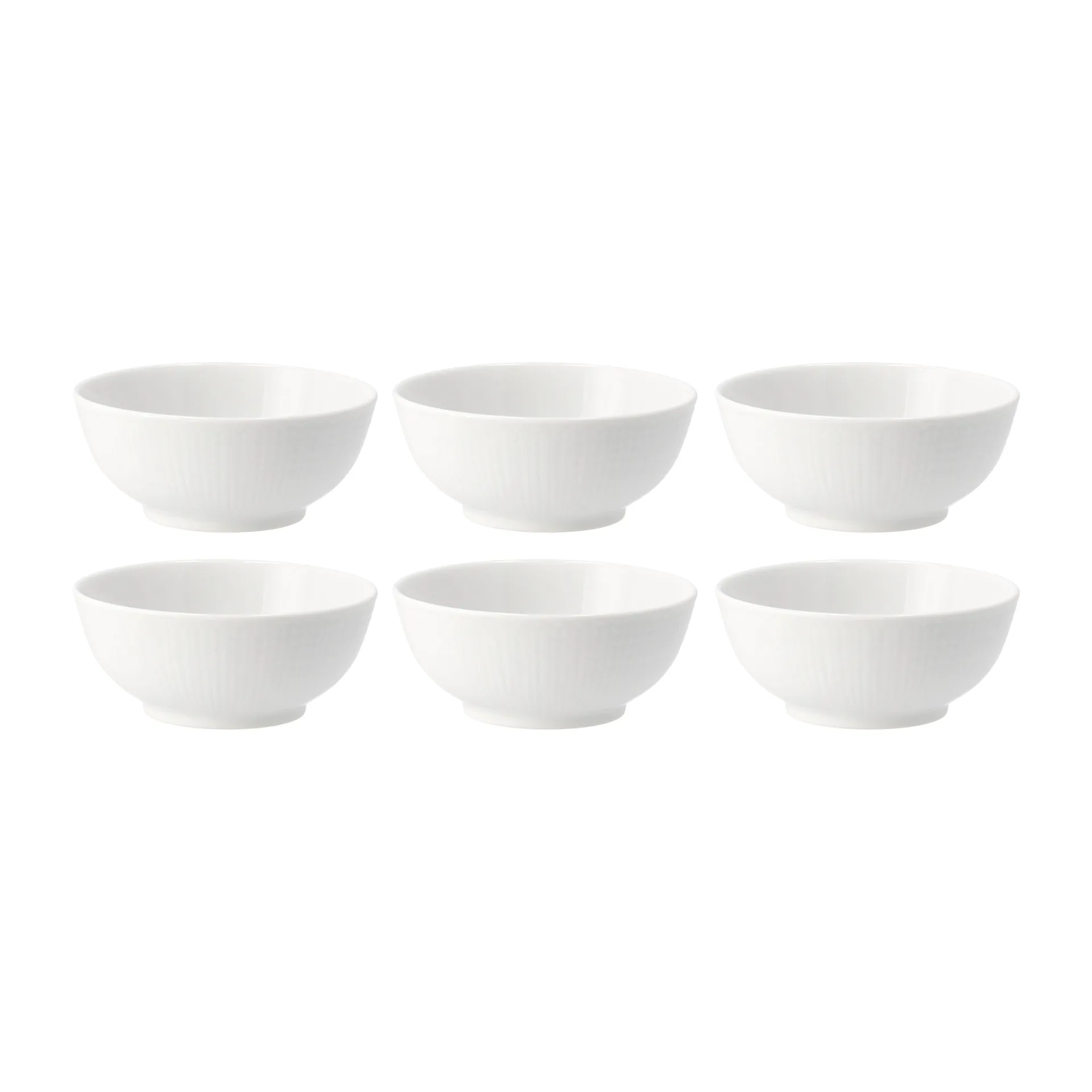 스웨디시 그레이스 보울 30 cl, 6개 세트 snow (white),  Rörstrand