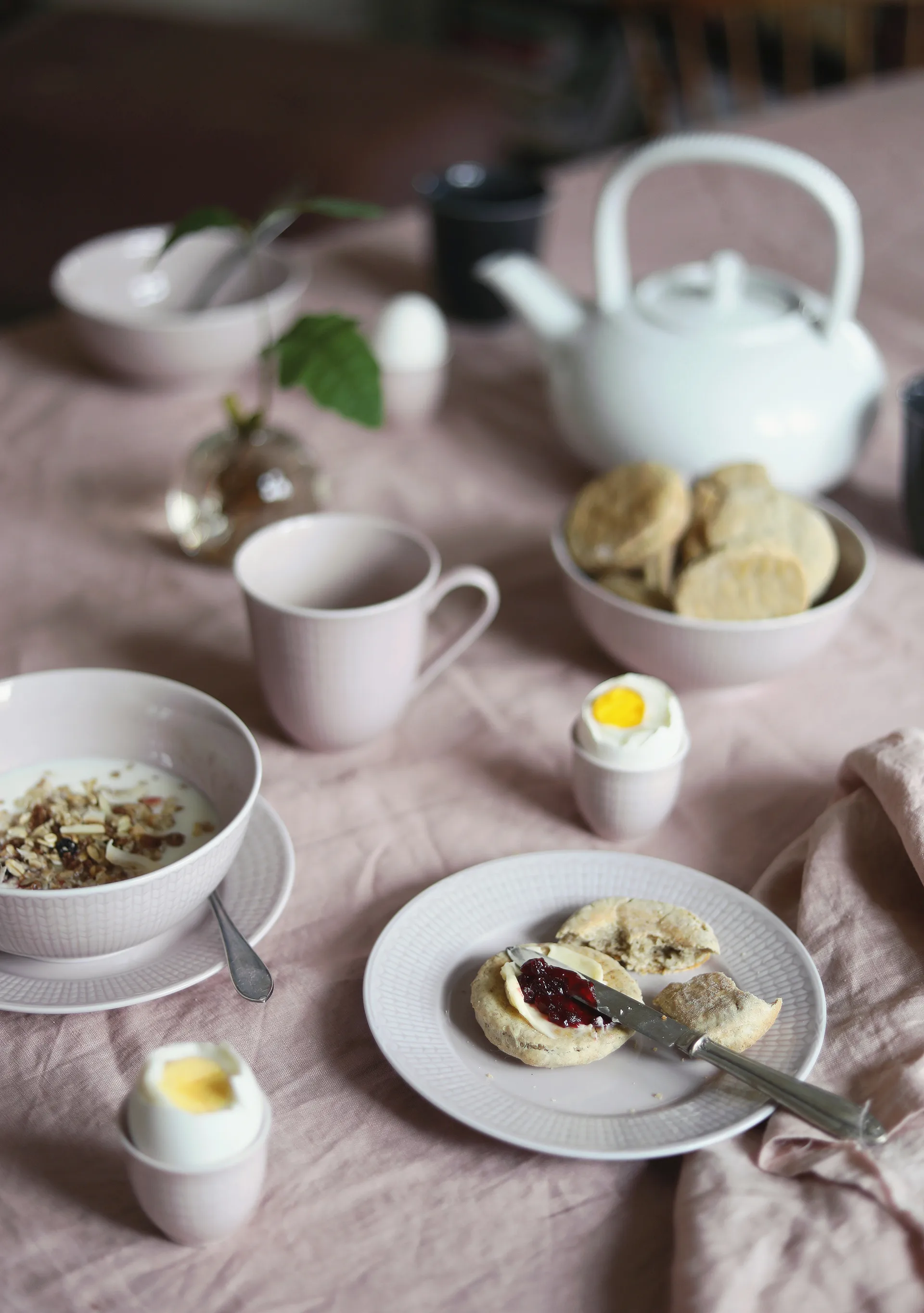 스웨디시 그레이스 보울 60 cl, rose-pink Rörstrand | 로스트란드