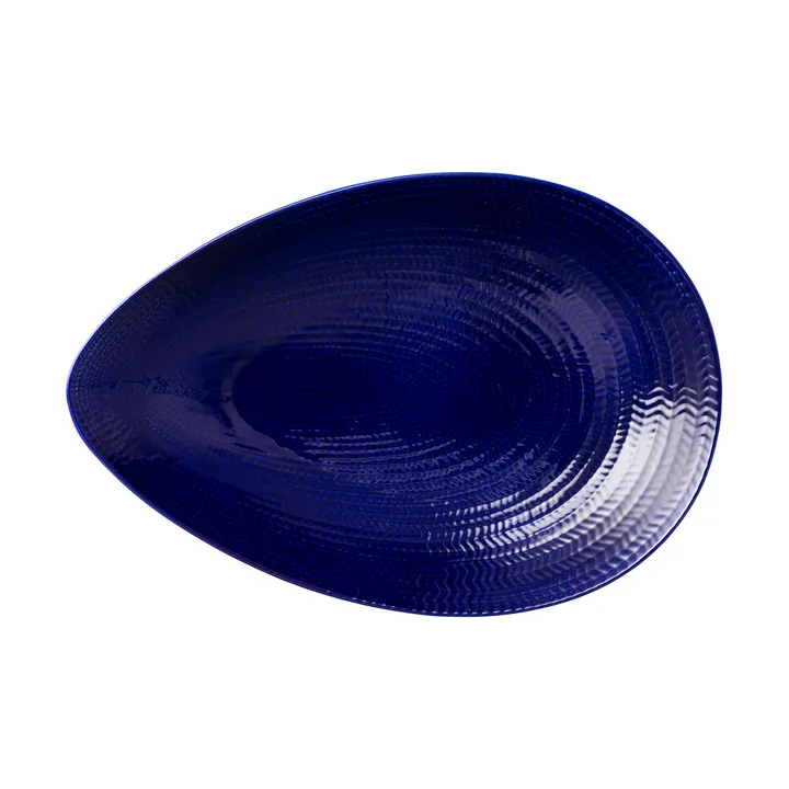 Blå eld serveringsfat - Blue, 24x35 cm - Rörstrand | 로스트란드