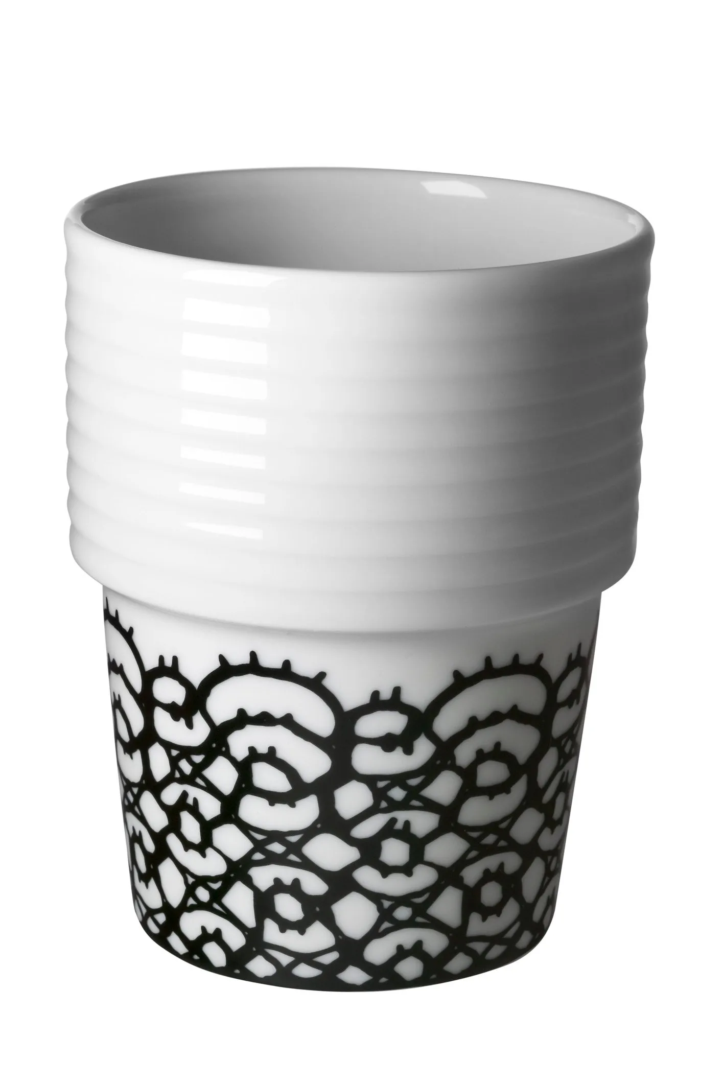 필리파 케이 머그, black tip 2개 세트 Rörstrand | 로스트란드