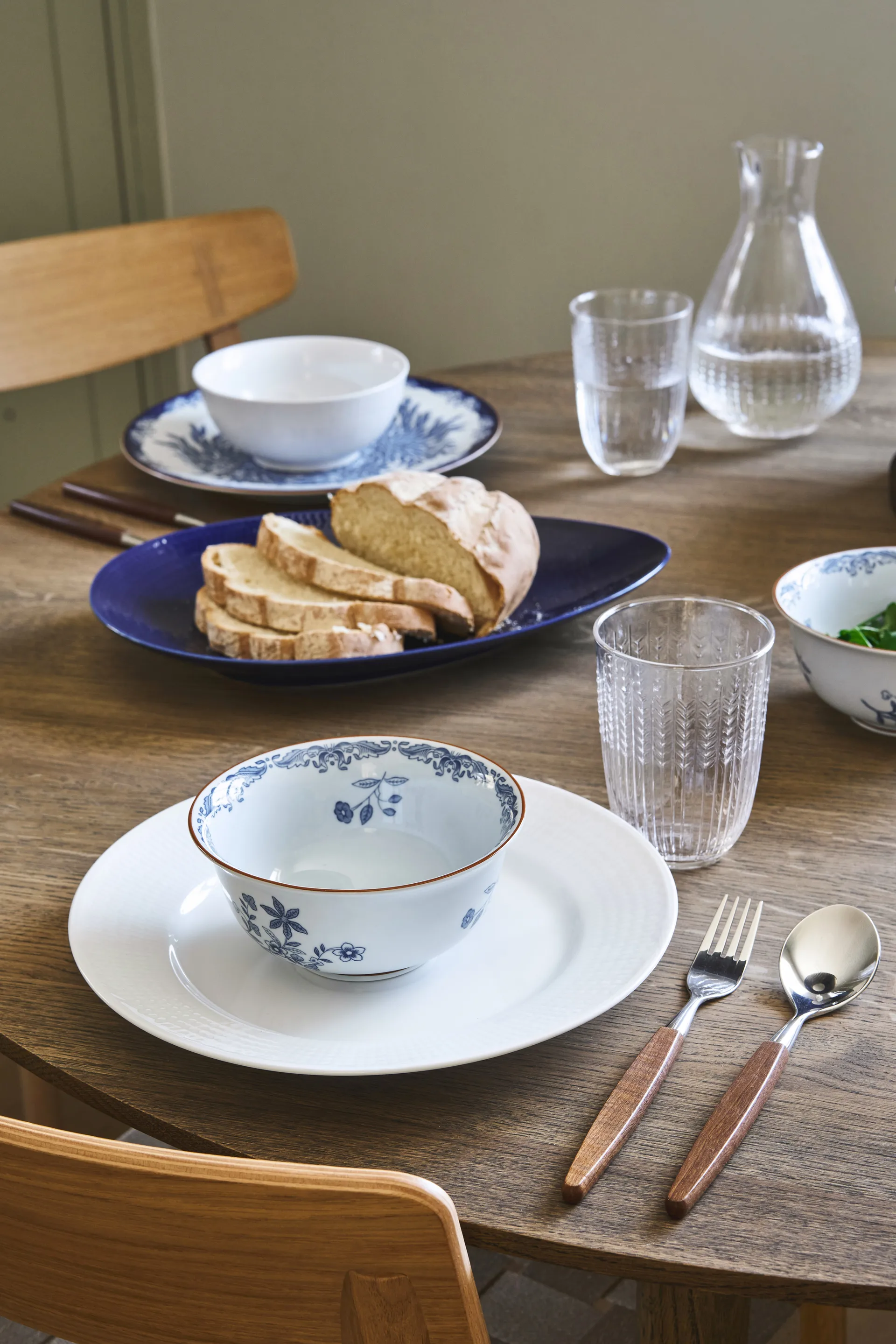 블루 파이어 서빙 플래터, Blue, 20x29 cm Rörstrand | 로스트란드