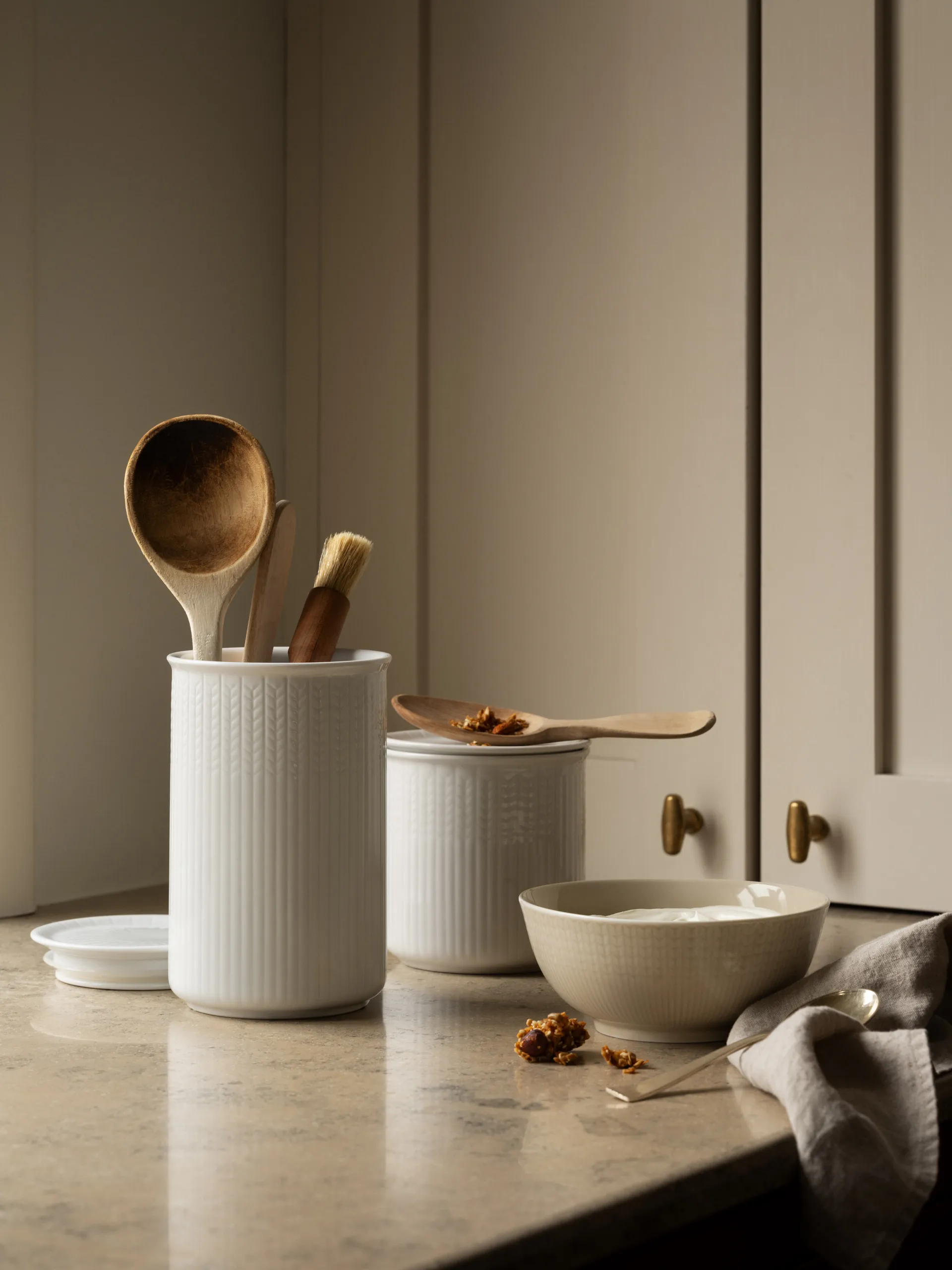 스웨디시 그레이스 스토리지 병 M 0.8 L, Snö Rörstrand | 로스트란드