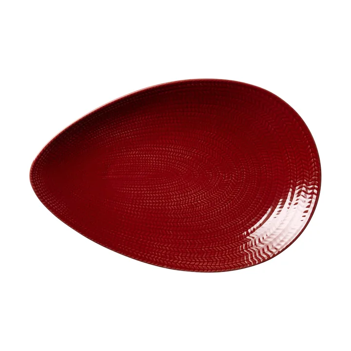 블루 파이어 서빙 플래터 - Red, 24x35 cm - Rörstrand | 로스트란드