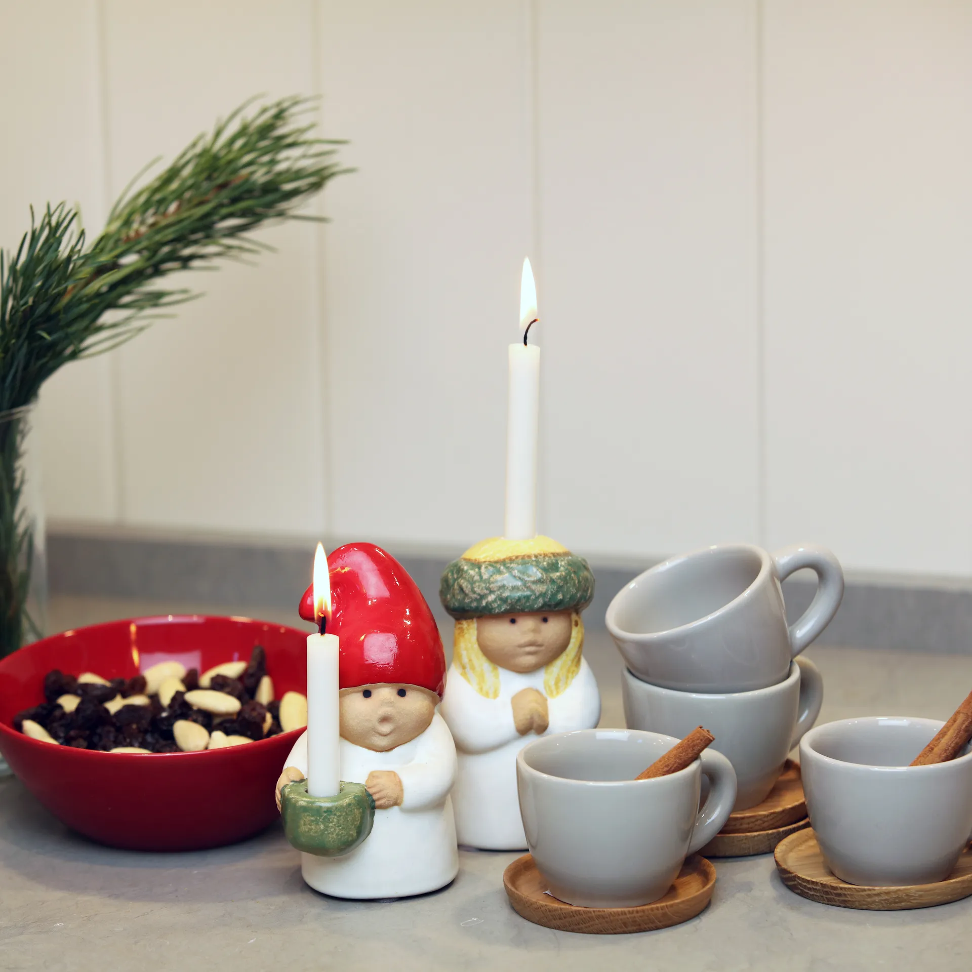 산타 피규어, white Rörstrand | 로스트란드