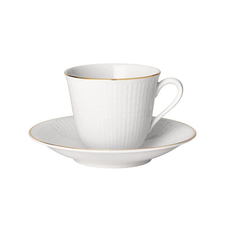 스웨디시 �그레이스 갈라 커피컵 & 소서 - white - Rörstrand | 로스트란드