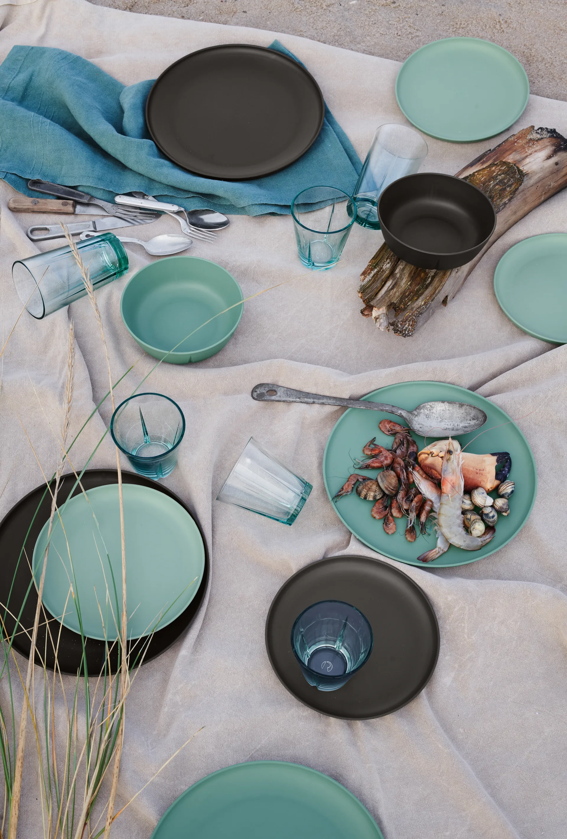 그랑크뤼 테이크 스몰 접시 Ø19.5 cm 2개 세트, Mid green Rosendahl | 로젠달 코펜하겐