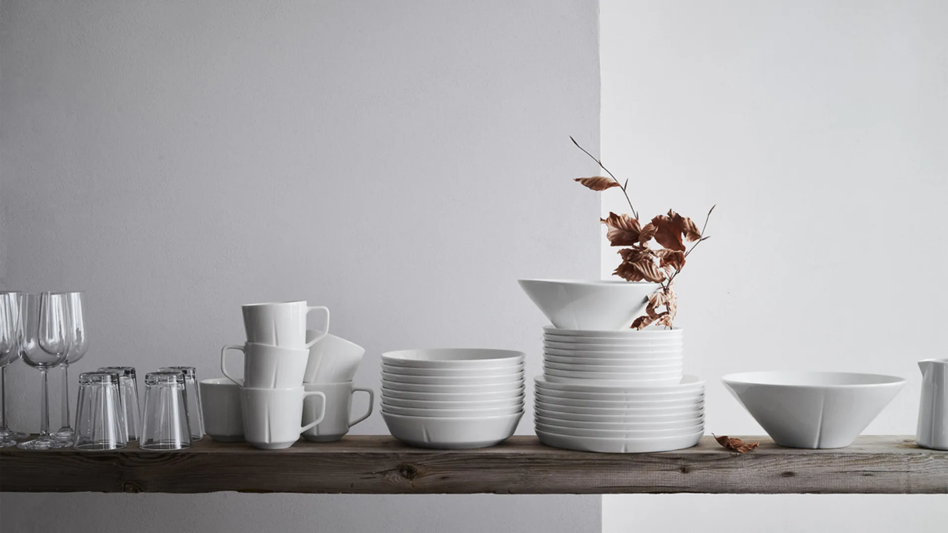 그랑크뤼 에센셜 보울 Ø21 cm 4개 세트, White Rosendahl | 로젠달 코펜하겐