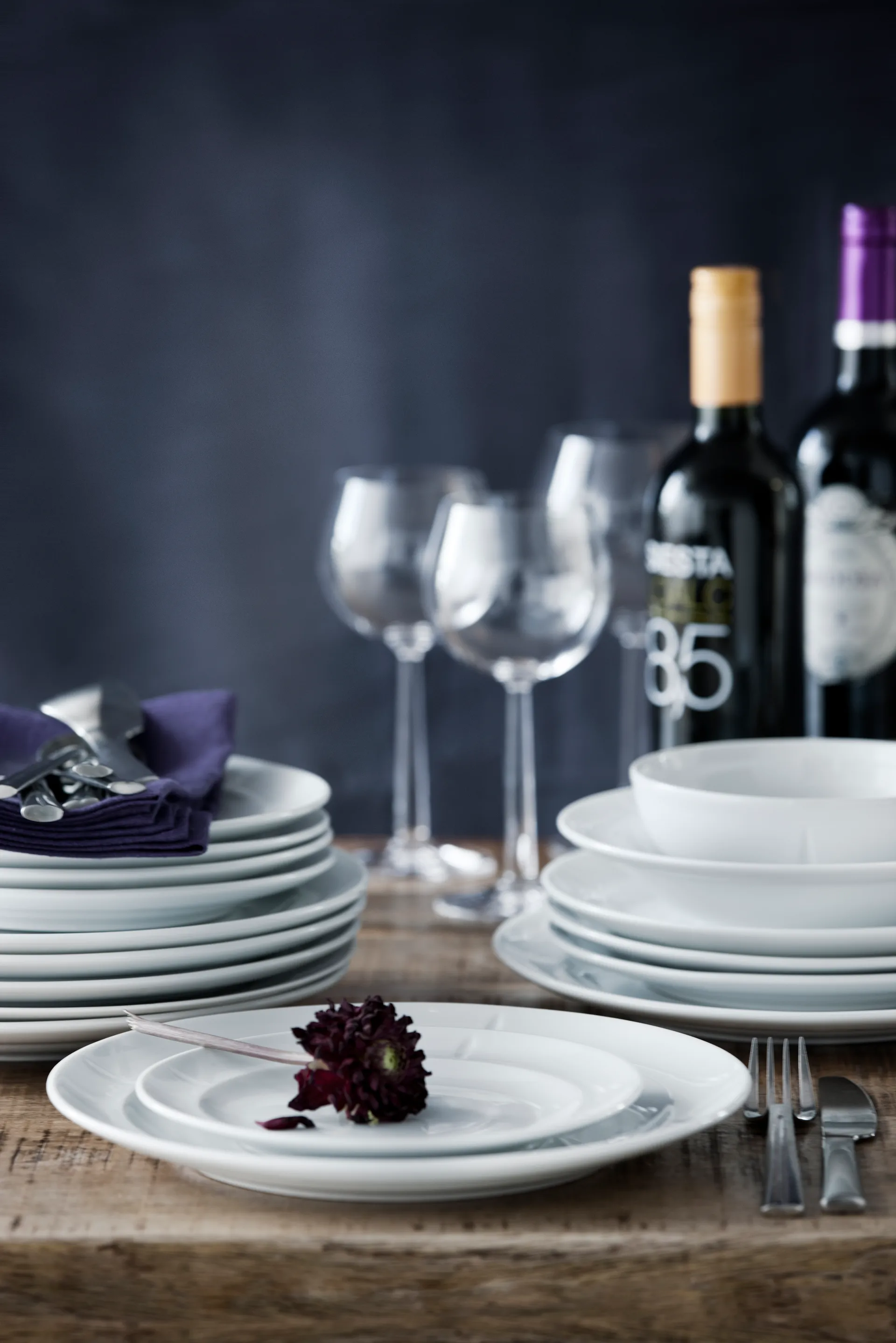 그랑크뤼 소프트 접시 Ø23 cm, White Rosendahl | 로젠달 코펜하겐