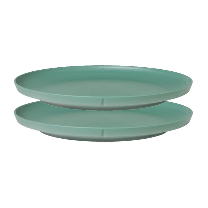 그랑크뤼 테이크 멜라민 접시 Ø26 cm 2-pack - Mid green - Rosendahl | 로젠달 코펜하겐