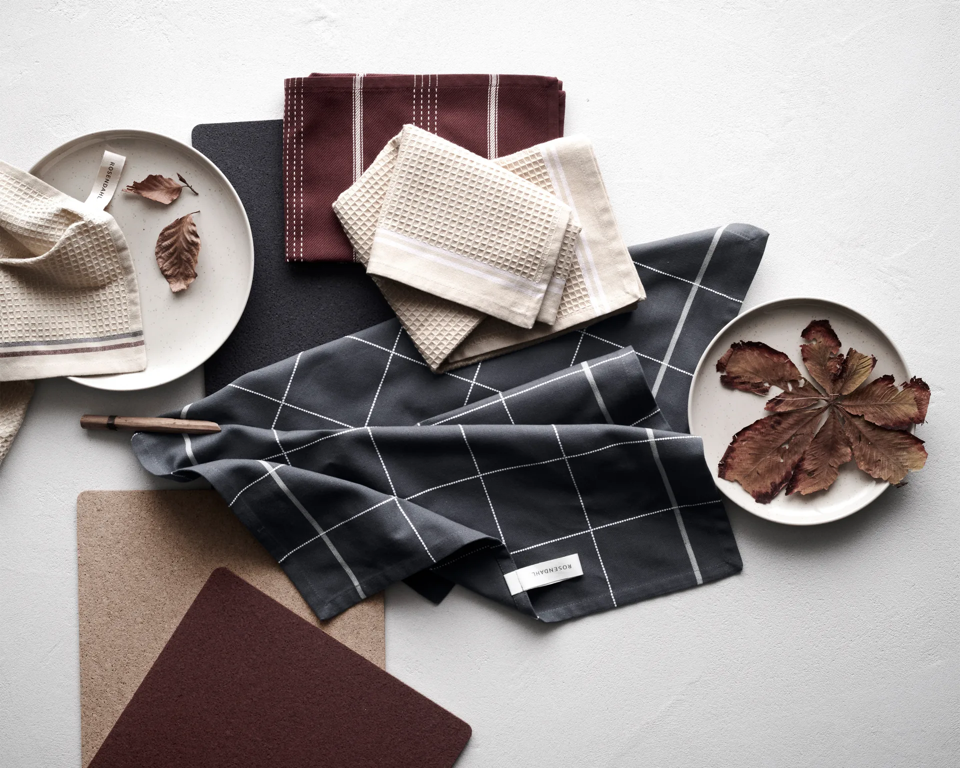 델타 디시클로스 30x30 cm 3개 세트, Sand Rosendahl | 로젠달 코펜하겐