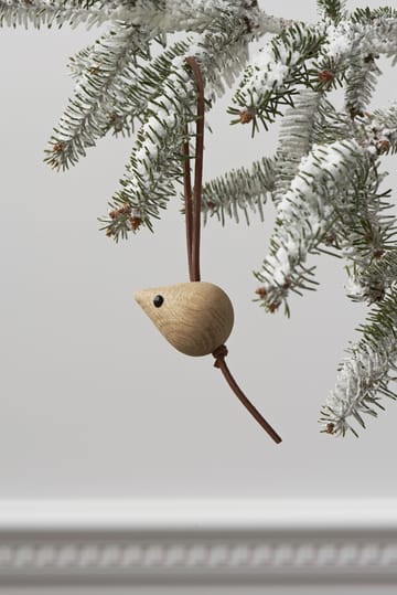 숲 속 이야기 매달린 쥐 크리스마스 장식 4 cm - Oak - Rosendahl | 로젠달 코펜하겐