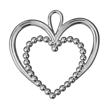 카렌 블릭센 펄 하트 크리스마스 오너먼트 6.5 cm - Silver-plated - Rosendahl | 로젠달 코펜하겐
