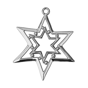 카렌 블릭센 스타 오너먼트 8 cm - Silver-plated - Rosendahl | 로젠달 코펜하겐