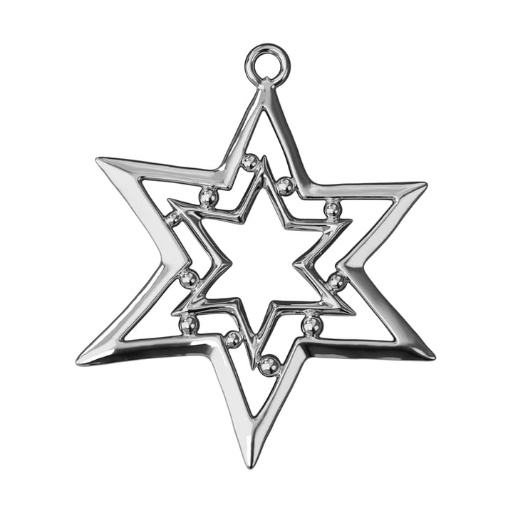 카렌 블릭센 스타 오너먼트 8 cm, Silver-plated Rosendahl | 로젠달 코펜하겐