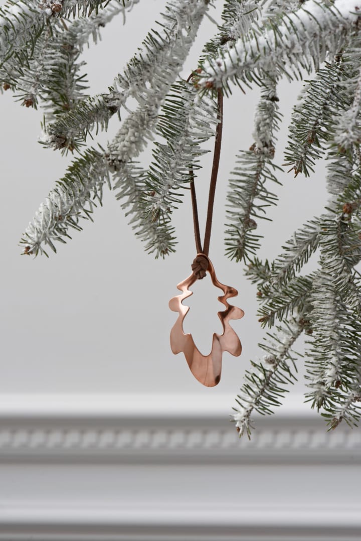 카렌 블릭센 노르딕 테일스 오크 리프 행잉 크리스마스 소품 8.5 cm, Copper Rosendahl | 로젠달 코펜하겐