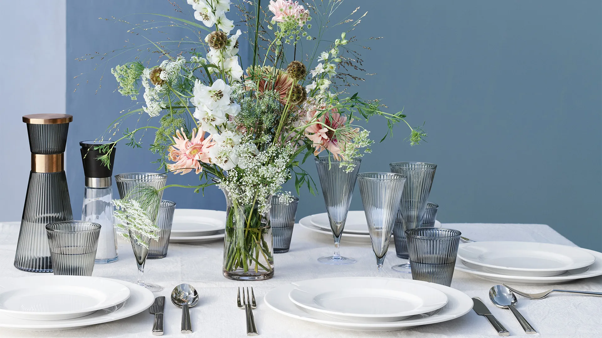 그랑크뤼 솔트 앤 페퍼 밀 H20.5 cm, Black-steel Rosendahl | 로젠달 코펜하겐