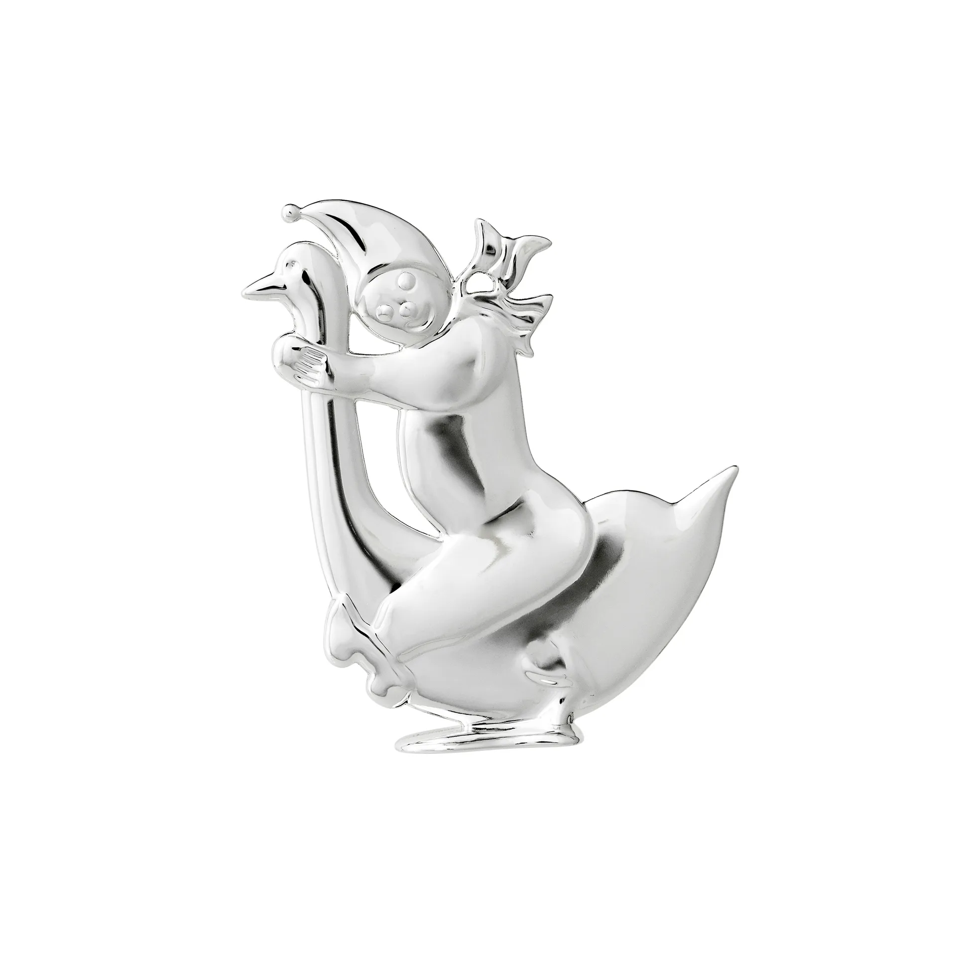 Karen Blixen boy & goose 크리스마스 장식, silver Rosendahl | 로젠달 코펜하겐