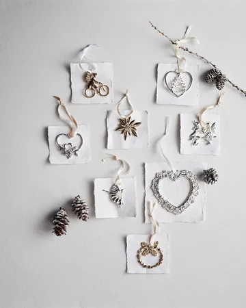 Karen Blixen 엔젤 온 gungbräda 행잉 크리스마스 데코레이션 - Silver plated - Rosendahl | 로젠달 코펜하겐