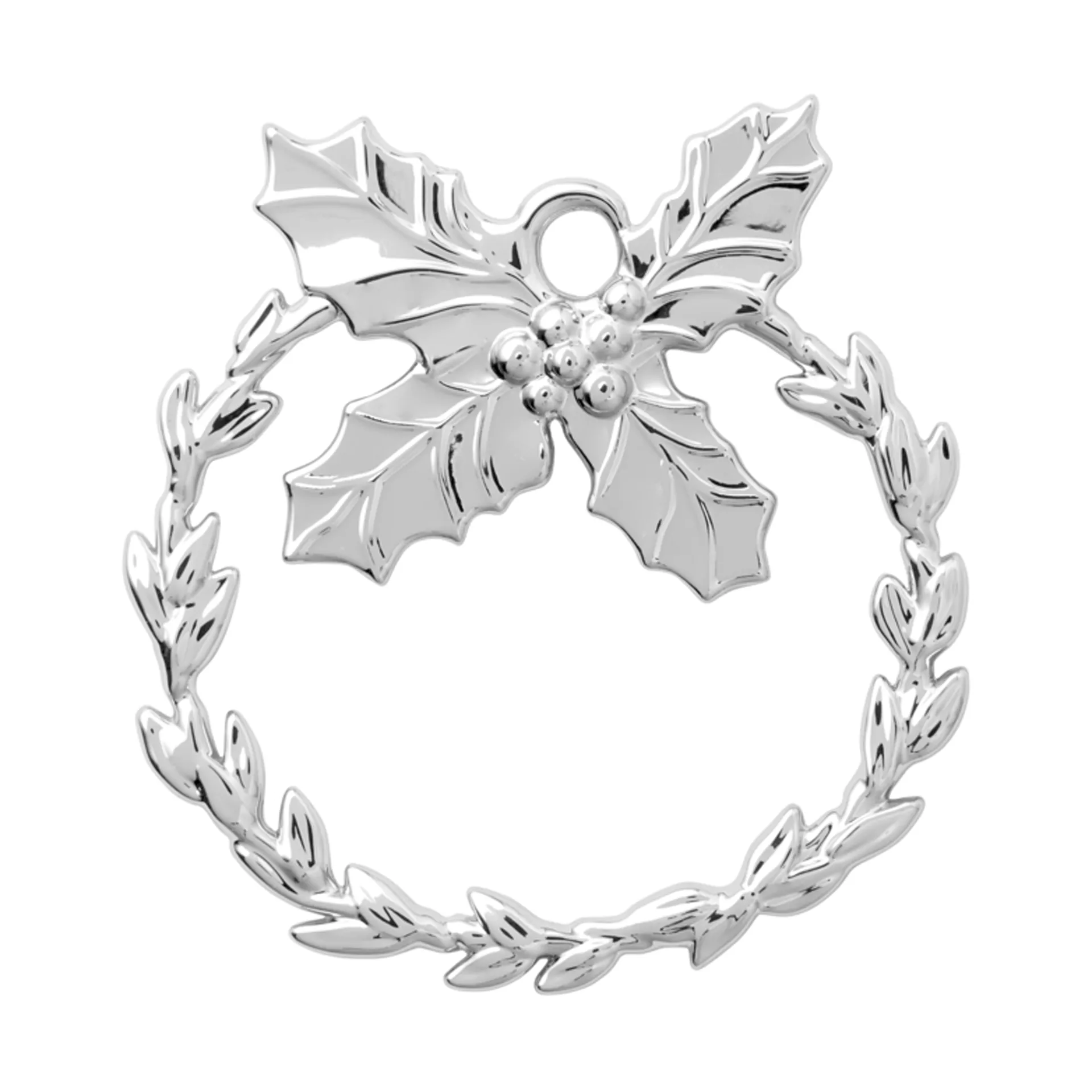 Karen Blixen Holly 행잉 크리스마스 데코레이션, Silver plated Rosendahl | 로젠달 코펜하겐